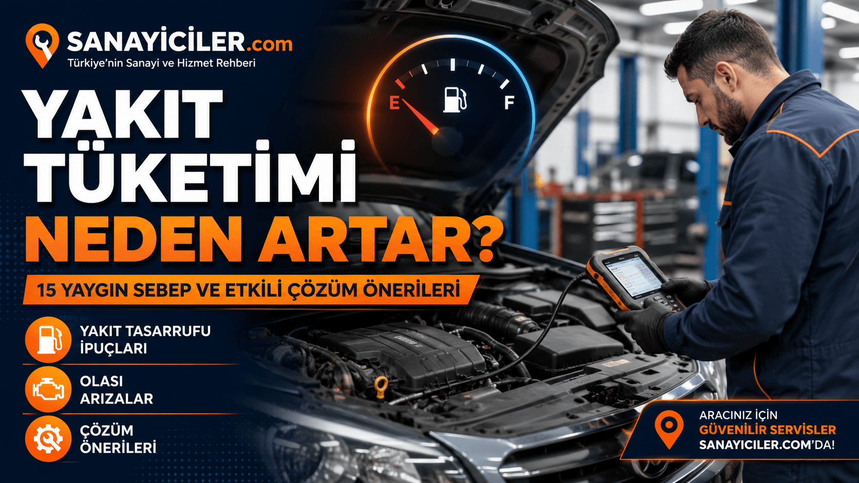 Yakıt Tüketimi Neden Artar? 15 Yaygın Sebep ve Etkili Çözüm Önerileri